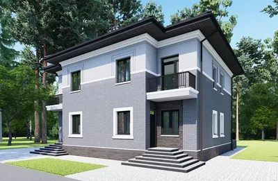 Современный фасад дома | Дизайн студия – Rhome.by