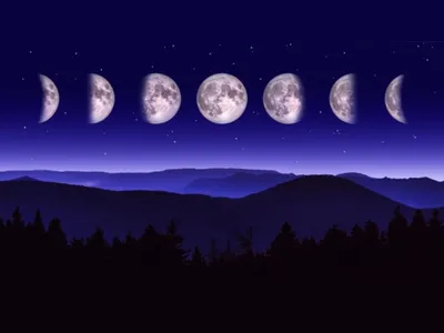 Фазы луны 2022| Календарь полнолуния,новолуния,Растущие луны ,убывающие луны,  и лунные/солнечные затмения