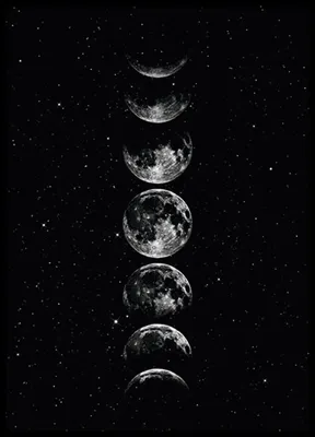 Фазы Луны арт - 34 фото