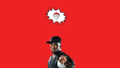 Обои 50 Cent Smile 1536 x 864 HDTV