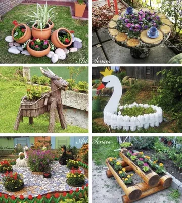 How To Make a Concrete Garden Decor. Easy DIY Ideas - YouTube