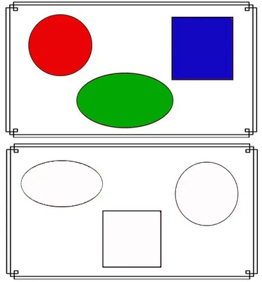 Игры с геометрическими фигурами - Раннее развитие - На что похожи фигуры?