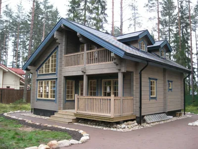 Проекты финских домов из клееного бруса в СПб