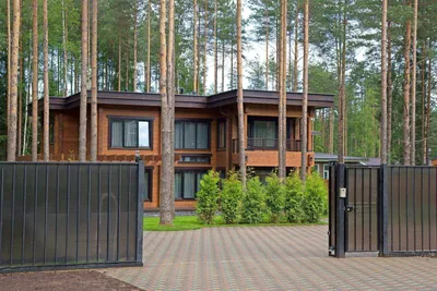Дома из клееного бруса под ключ в Москве — цены и фото проектов,  строительство современных деревянных домов из бруса