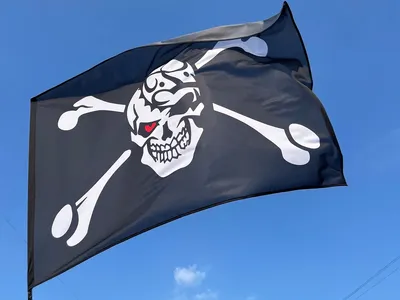Флаг Пиратский для пиратов Десантник 49945203 купить за 70 800 сум в  интернет-магазине Wildberries