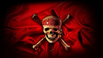 Флаг Пиратский «С саблями» двухсторонний купить в интернет-магазине  www.kamukamu.ru