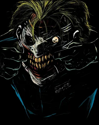 Картинки Герои комиксов Джокер Страшные Лицо Фэнтези Зубы 1133x1440