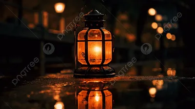 старинный фонарь на улице, старинный фонарь, который светится ночью, Hd  фотография фото фон картинки и Фото для бесплатной загрузки