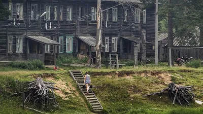 Деревянные деревенские дома (66 фото) - красивые картинки и HD фото