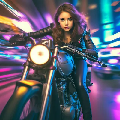 Красивые девушка и мотоцикл в студии Стоковое Фото - изображение  насчитывающей девушка, мотор: 113013898