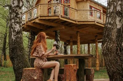Дом на дереве «Лапочкино гнездо» - Гостевые дома Тулы | туристический  портал Тульской области