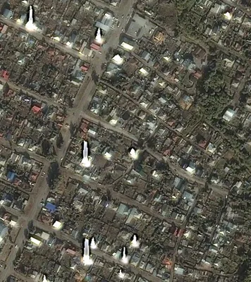 Фото Барнаульских домов со спутника