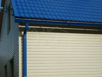Дома с синей крышей обшитые сайдингом (68 фото) » НА ДАЧЕ ФОТО