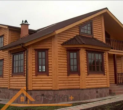Дома, отделанные блок хаусом. Стоимость работ от 650 рублей за 1м2. Жмите!