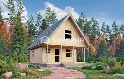 Проекты домов из бруса: цены, фото, планировки | СК Белый журавль