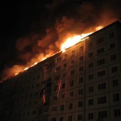 Рисунок горящего дома - 32 фото