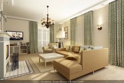 Дизайн интерьера гостиной комнаты в частном доме: фото от Astudio Designe