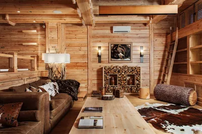 Дизайн спальни в деревянном доме - лучшие решения для интерьера на фото от  SALON