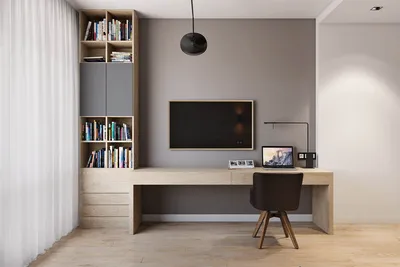 Дизайн кабинета в частном доме и квартире. Фото интерьеров 2016.  Современные идеи