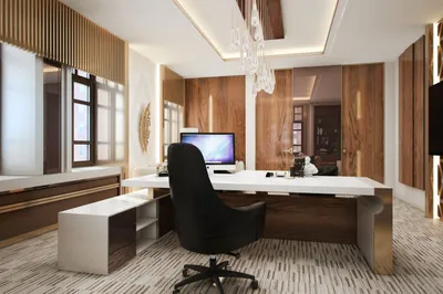Дизайн кабинета в частном доме - Luxury Antonovich Design