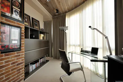 Респектабельный кабинет в частном доме в коттеджном городке «Золоче»  (Украина) - Antonovych Design