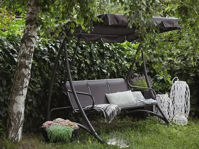 Качели на даче: фото красивых зон отдыха и советы дизайнеров