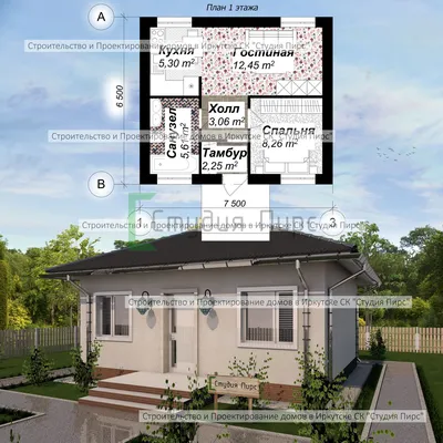 Одноэтажный кирпичный дом: проекты, облицовка