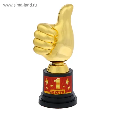 Кубок спортивный за первое место цвет золотой, 48 х 12 х 8,5 см купить по  выгодной цене в интернет-магазине OZON (935736366)