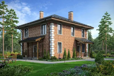 Лучший 210+ Фото Красивых домов из кирпича (одноэтажные/двухэтажные).  Облицовка фасадов своими руками | Архитектура домов, Дизайн небольшого дома,  Домашняя мода