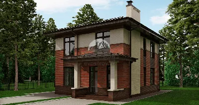 Проект небольшого кирпичного дома » Проекты домов бесплатно