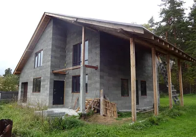 Как подготовить недостроенный дом из газобетона к зиме - блог  профессионального строителя Владимира Заики