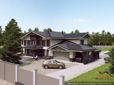 Большой красивый дом в Майнкрафт - VScraft