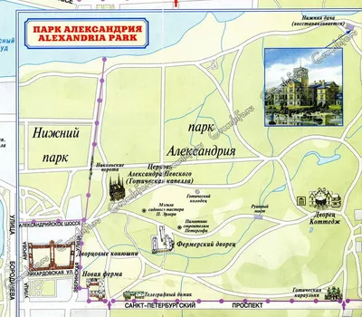 Парк «Александрия» в Петергофе — стоимость входа в парк, официальный сайт
