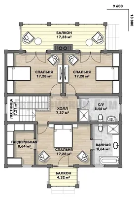 Проекты домов 7х8: готовые и типовые. Каталог содержит планировки, планы и  чертежи