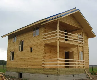 Дом из простого бруса | строительство | СК Чухломская усадьба