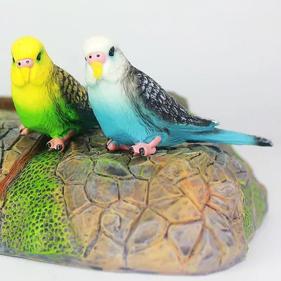 Имитация попугая, миниатюрный пейзажный орнамент, модель попугая, фигурка  газона, искусственная птица, декоративные фигурки для дома, декор птицы –  лучшие товары в онлайн-магазине Джум Гик