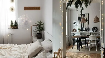 ▷ Идеи новогоднего дизайна дома с хвойной гирляндой Ковалевская - Ищи  вдохновение в АРС для Рождественского декорирования дома и квартиры