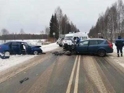 Появились фото с места аварии в Смоленской области, где пострадали два  человека | Газета «Рабочий путь»