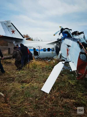 Первые фото с места падения самолета Су-27 в Подмосковье - ТАСС