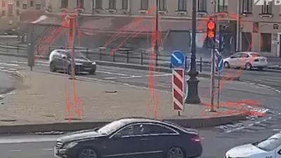 Момент взрыва в кафе в Санкт-Петербурге. Видео — РБК