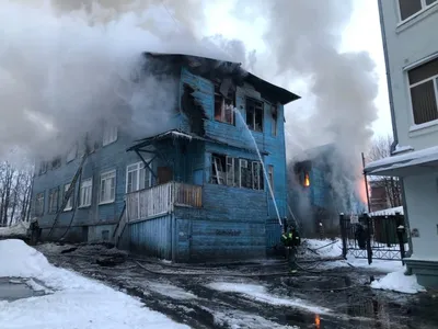 В Башкирии пожарный извещатель спас жильцов сгоревшего дома