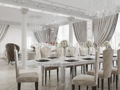 Дизайн кухни-столовой в частном доме... Тернополь