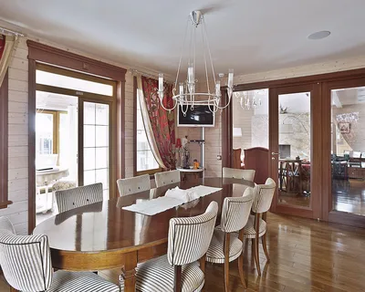 Дизайн интерьер кухни столовой в частом доме: фото с примерами от Mr.Doors