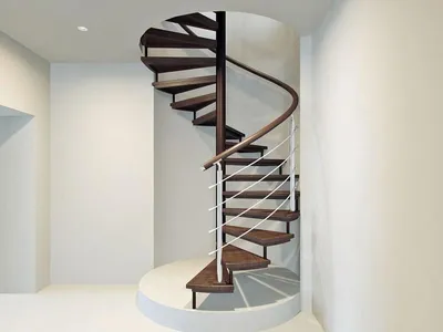 Размеры винтовой лестницы на второй этаж: в частном доме, для дачи,  спиральные лестницы