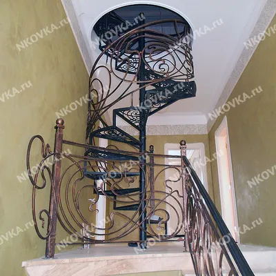Готовые винтовые модульные лестницы, купить недорого спиральную (круговую)  лестницу на второй этаж в Москве