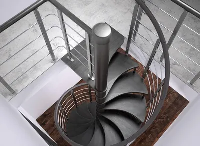 Размеры винтовой лестницы на второй этаж: в частном доме, для дачи,  спиральные лестницы