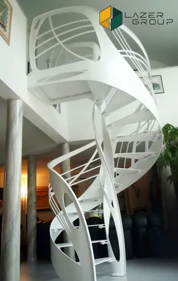 Винтовая лестница - купить винтовую лестницу на второй этаж недорого у  Бетон Монолит