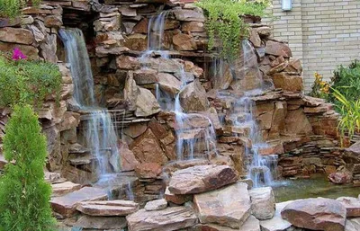 Каскадный водопад на участке заказать в Орле