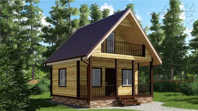 Проекты деревянных домов из сухого бруса эконом класса, дома из бруса  камерной сушки, цены и фото