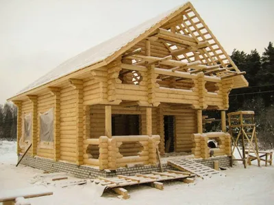 Деревянные дома 9 на 9 метров, строительство в СПб и Ленинградской области,  проекты и цены ан сайте